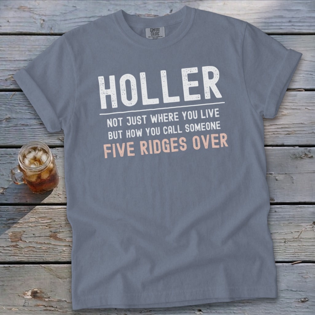 Holler: Not just where you live but how you call someone five ridges over.