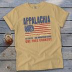 13 States One Country Signature Tee - Mustard