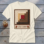 Log Cabin Faux Quilt Block Classic Tee