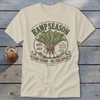 Ramp Season t-shirt with graphic of ramps, mountains, and text.