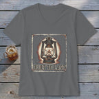 Gray t-shirt with vintage lantern graphic and text "BUILT TO LAST".