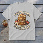 Dried apple stack cake with apples and text "Dried Apple Stack Cake".
