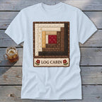 Log Cabin Faux Quilt Block Classic Tee