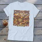 Light blue t-shirt with "Echoes From The Ridge" and "Appalachian Music & Picking Celebration" graphics.