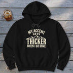 Accent Gets Thicker Hoodie