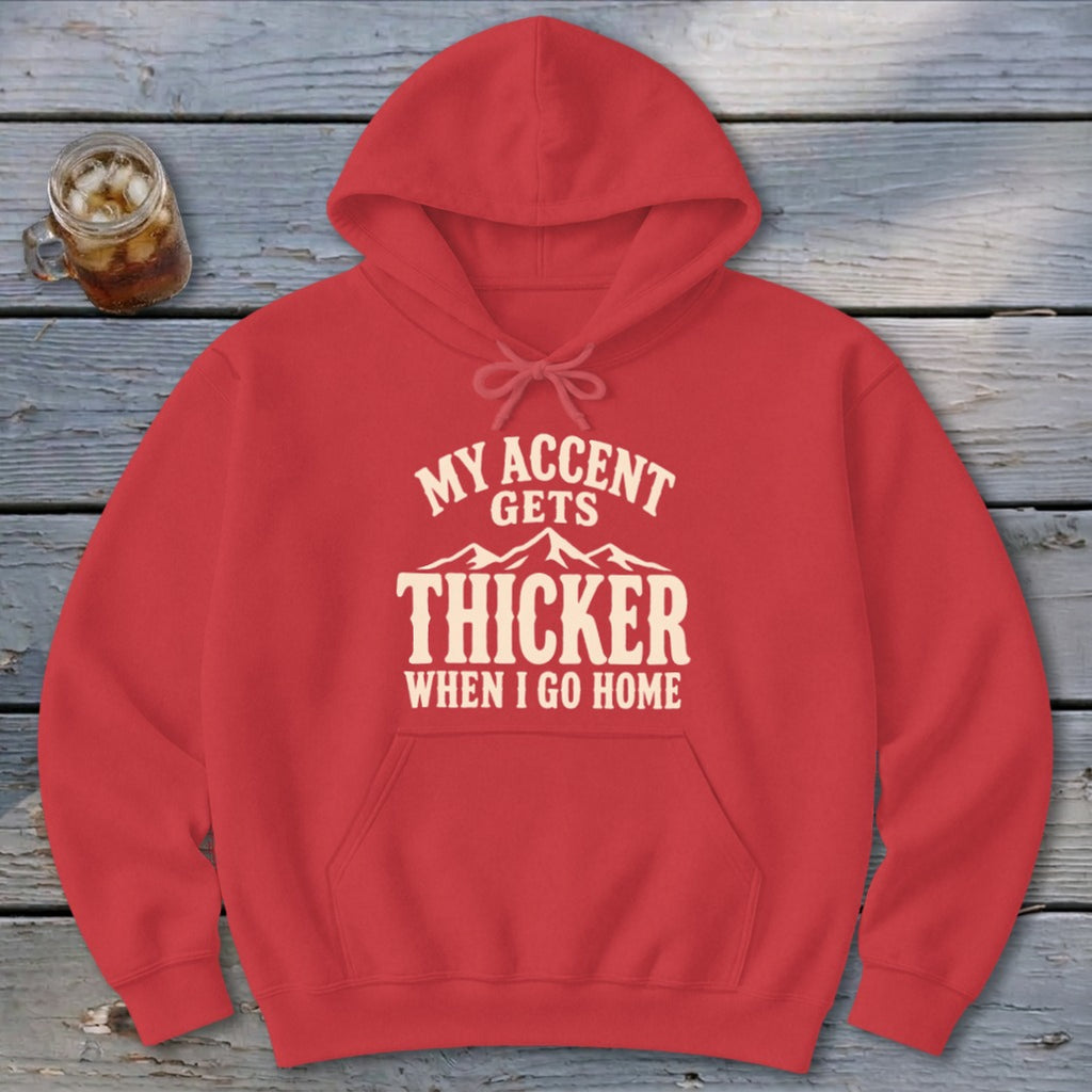 Accent Gets Thicker Hoodie