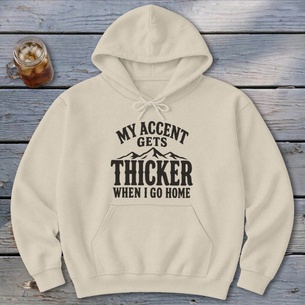 Accent Gets Thicker Hoodie