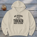 Accent Gets Thicker Hoodie