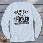 Accent Gets Thicker Long Sleeve Tee