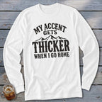 Accent Gets Thicker Long Sleeve Tee