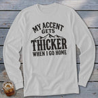 Accent Gets Thicker Long Sleeve Tee