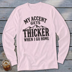 Accent Gets Thicker Long Sleeve Tee