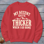 Accent Gets Thicker Sweatshirt