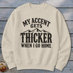 Accent Gets Thicker Sweatshirt