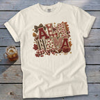 Alabama Faux Chenille Fall Patch Signature Tee