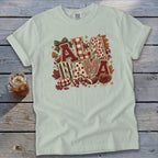 Alabama Faux Chenille Fall Patch Signature Tee