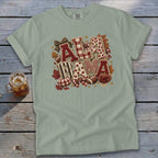 Alabama Faux Chenille Fall Patch Signature Tee