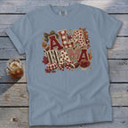 Alabama Faux Chenille Fall Patch Signature Tee