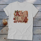 Alabama Faux Chenille Fall Patch Softstyle Tee
