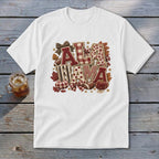 Alabama Faux Chenille Fall Patch Youth Tee