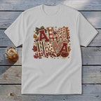 Alabama Faux Chenille Fall Patch Youth Tee