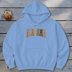 Alabama Faux Embroidery Letters Hoodie