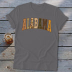 Alabama Faux Embroidery Letters Softstyle Tee