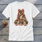 Alabama Faux Patchwork Christmas Tree Classic Tee