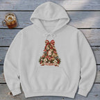Alabama Faux Patchwork Christmas Tree Hoodie