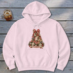 Alabama Faux Patchwork Christmas Tree Hoodie