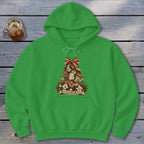 Alabama Faux Patchwork Christmas Tree Hoodie
