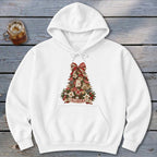 Alabama Faux Patchwork Christmas Tree Hoodie