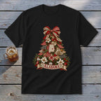 Alabama Faux Patchwork Christmas Tree Youth Tee