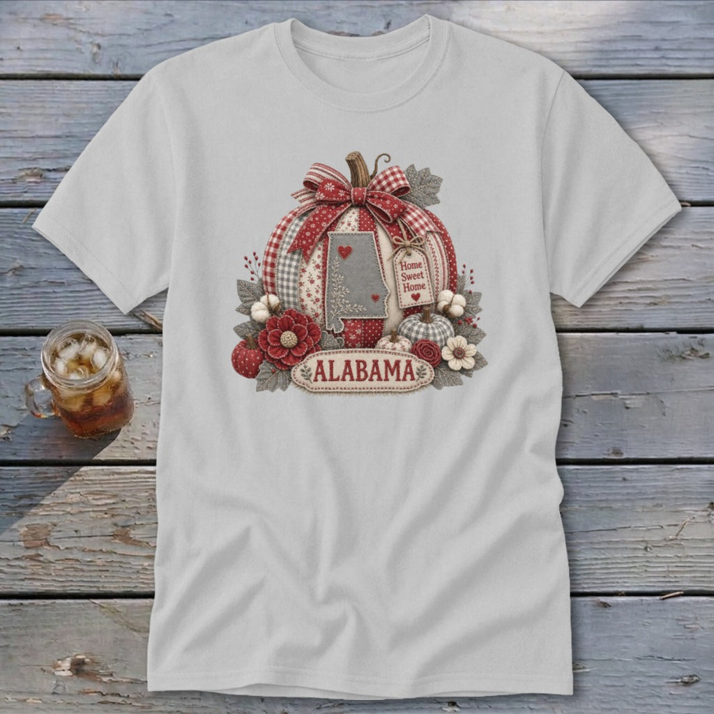 Alabama Faux Patchwork Pumpkin Classic Tee