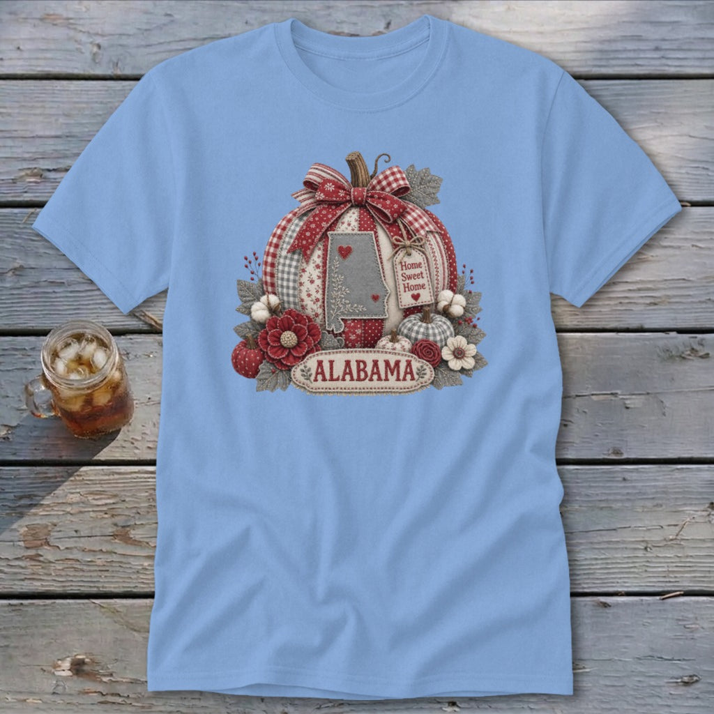 Alabama Faux Patchwork Pumpkin Classic Tee
