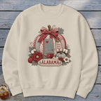Alabama Faux Patchwork Pumpkin Sweatshirt