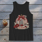 Alabama Faux Patchwork Pumpkin Tank Top