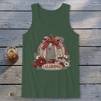 Alabama Faux Patchwork Pumpkin Tank Top