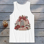 Alabama Faux Patchwork Pumpkin Tank Top