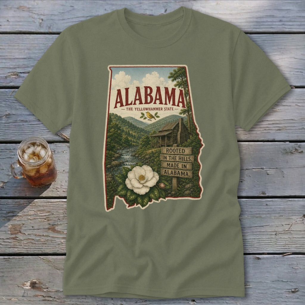 Alabama Homeplace Scene Classic Tee