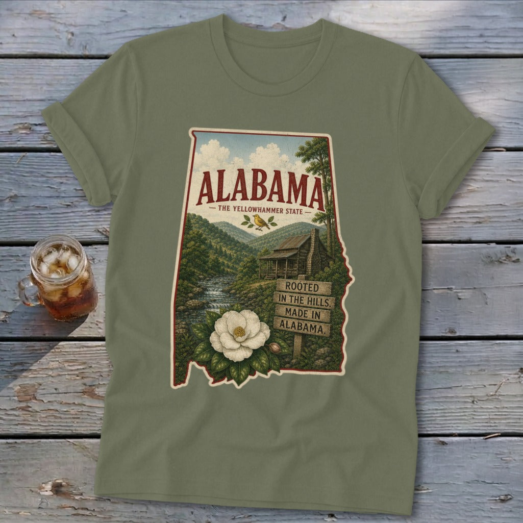Alabama Homeplace Scene Softstyle Tee