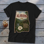 Alabama Homeplace Scene Softstyle Tee