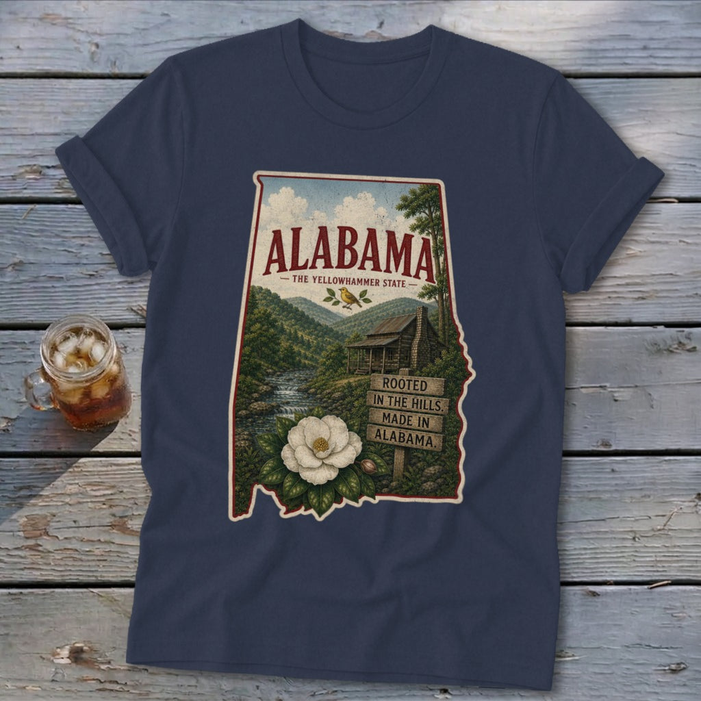 Alabama Homeplace Scene Softstyle Tee