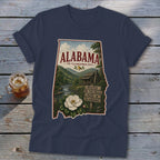 Alabama Homeplace Scene Softstyle Tee