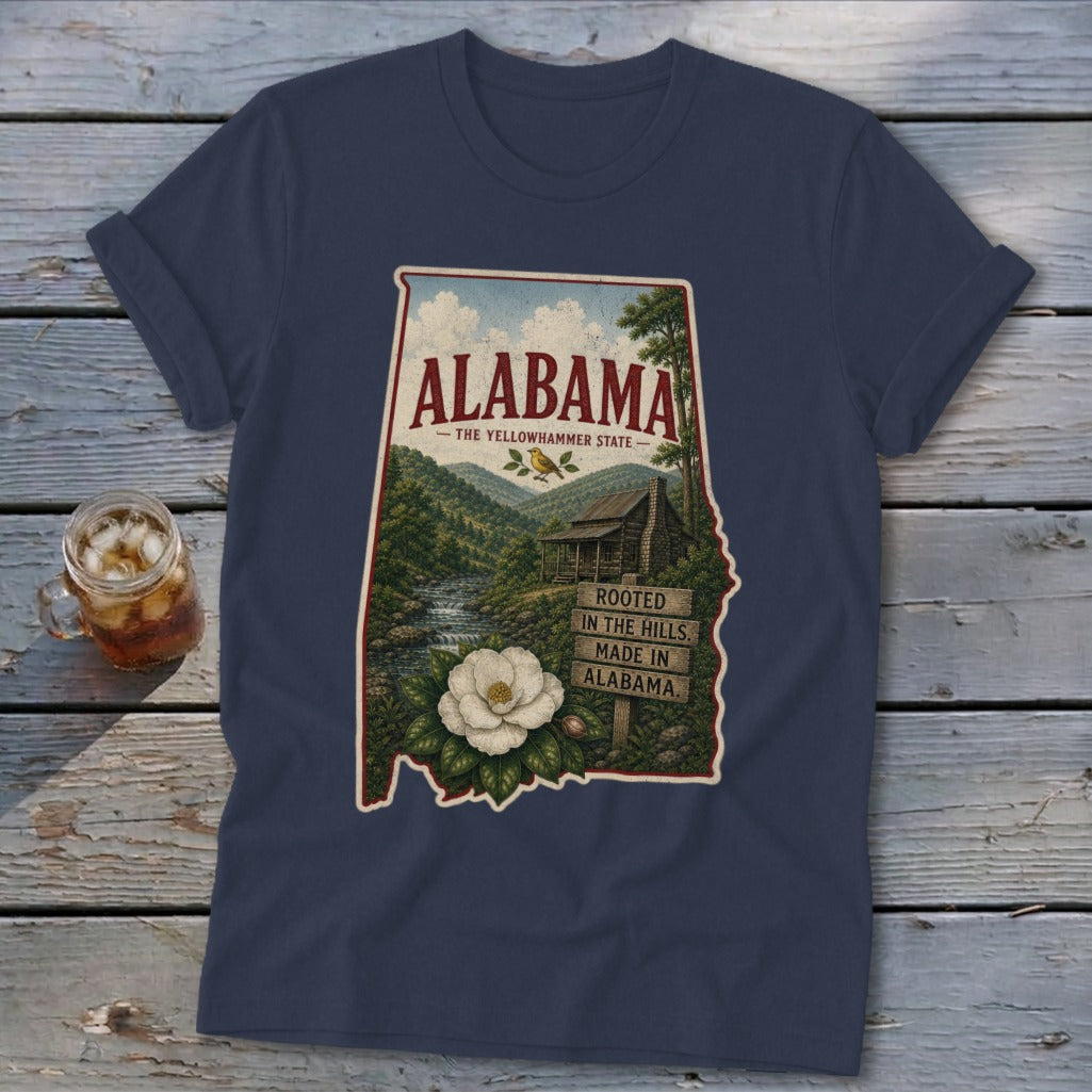 Alabama Homeplace Scene Softstyle Tee