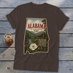 Alabama Homeplace Scene Softstyle Tee