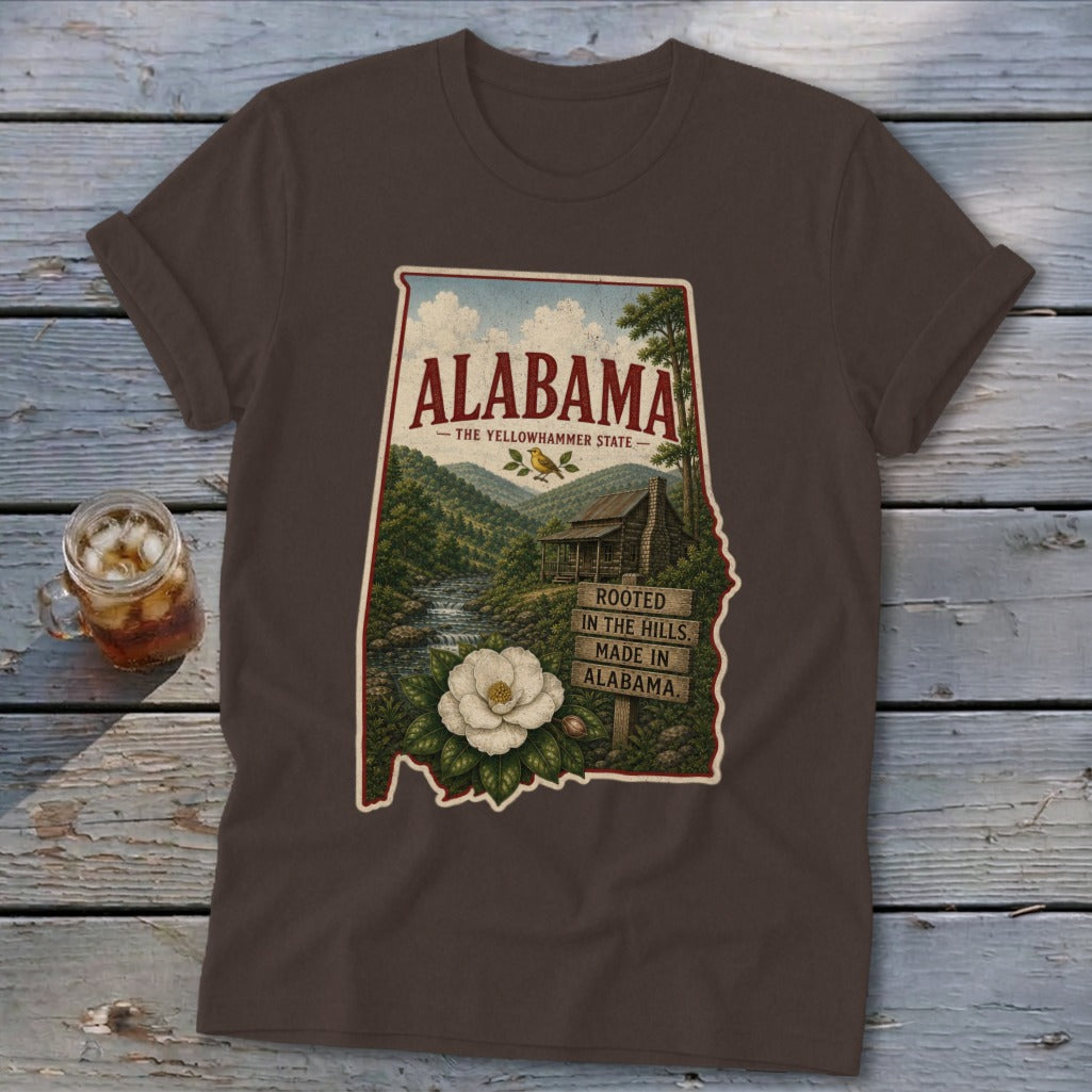 Alabama Homeplace Scene Softstyle Tee