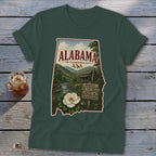 Alabama Homeplace Scene Softstyle Tee