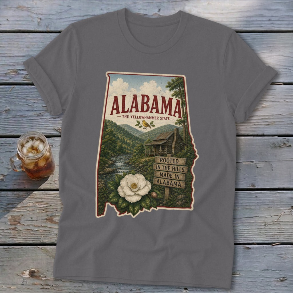 Alabama Homeplace Scene Softstyle Tee