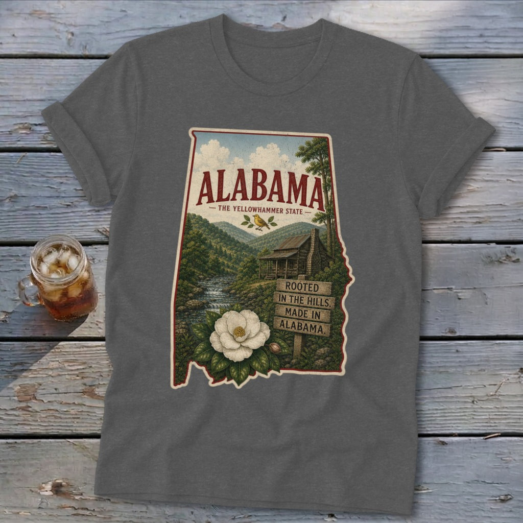 Alabama Homeplace Scene Softstyle Tee